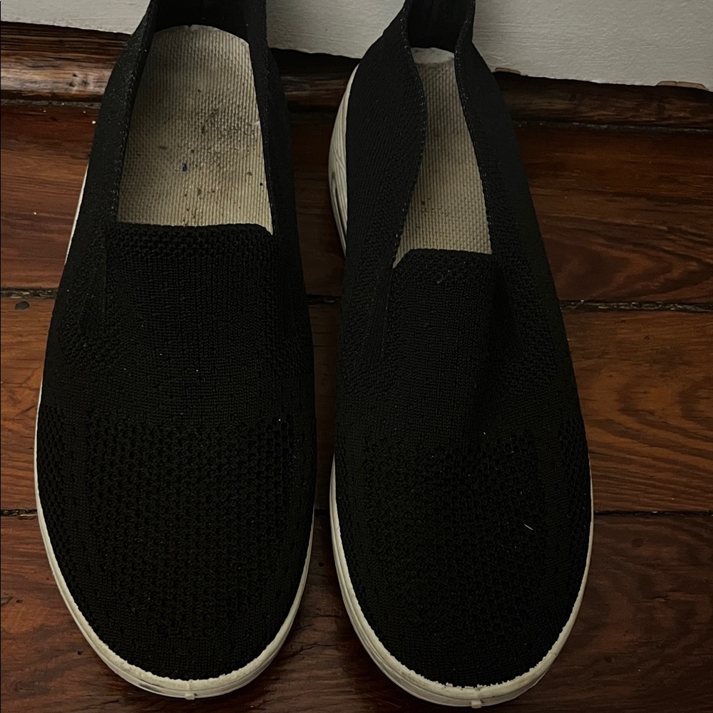 Men's Black Slip-On Shoes